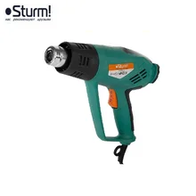HG2003LCD Hair dryer technical Sturm, 2000 W, 2 temp. Diap., 6 dir.flow, LCD display, 5 acc., case Heating different materials