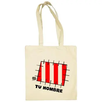 

Cloth bag Atletico Madrid heart patch mattress customizable with name