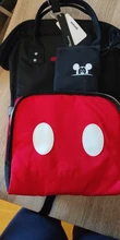 Bolsa de pañales con USB de Disney, mochila momia de maternidad/bolsa de pañales para bebé, bolso de viaje de Mickey Mouse, bolsa para cuidado del bebé, bolsa húmeda