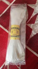Cuerda de seda satinada para morder, cuerda de nailon colorida de 1mm y 80m, accesorios para morder de bebé, collar de dentición, herramienta de Juguetes DIY, 1 unidad