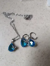 Conjunto de joyas de gota de agua para mujer, colgante de plata de ley 925 con forma de libélula, pendiente de circonia cúbica AAA, gran promoción