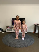 Conjunto de pijama de mangas largas de otoño para niños y niñas, ropa de algodón con dibujos animados, Tops y pantalones, 2 uds.