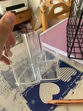 Organizer Acrylic Brush Storage-Box Jewelry Cosmetics Makeup Manager Transparent Business-Card