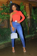 2019 vestido de un hombro sexy de mujeres nueva moda 2019, invierno, primavera, vestido ceñido liso casual de manga larga del cuerpo