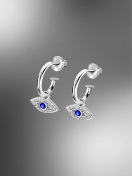 

LOTUS LP1971-4/1 925 Turkish eye sterling silver earrings JOYERIA palaces