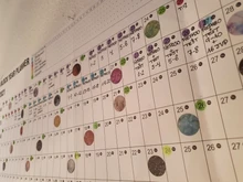 Pegatinas redondas de puntos de la serie morandy, 1 hoja, pegatina decorativa Kawaii, decoración, bricolaje, álbum diario artículos de papelería con etiquetas, Scrapbooking