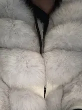 Maomaokong-Chaleco de piel de zorro Real Natural para mujer, 50CM, chaleco de piel de invierno, chaqueta, prendas de vestir a la moda silm, Chaleco de piel de zorro Real