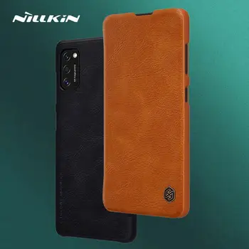 

Nillkin for Samsung Galaxy A41 Case Qin PU Flip Leather Case Wallet Card Slot Protective Phone Case for Samsung Galaxy A41 Case