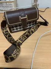 Bolso cuadrado de lana Retro de diseño único, bandolera de hombro elegante, ancho de 20,5 cm, alto de 15cm, grosor de 8cm