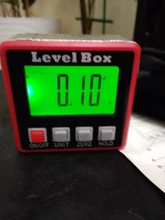 Mini transportador Digital de 360 °, goniómetro electrónico de alta precisión, inclinómetro, medidor de ángulo de nivel Digital, caja de medición de ángulo