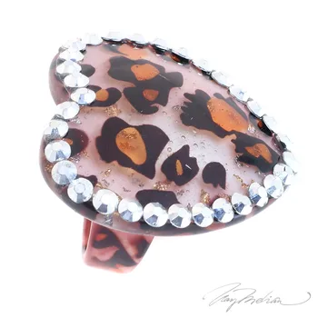 

Ring Methacrylate CORAZ1 Animal Print Collection CROWN EXPIRED