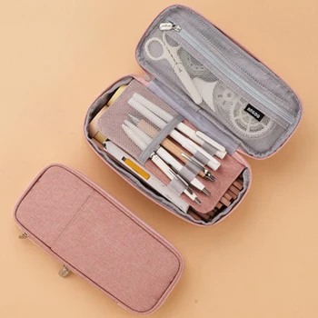 

Qoceo Pencil case, large-capacity, multi-layered pencil case, creative stationery bag for schoolgirls