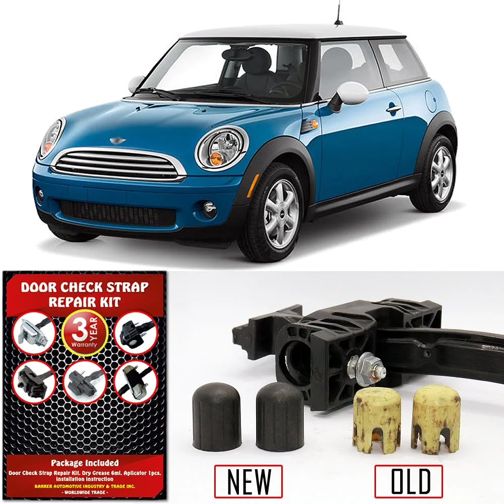 Door Check Strap Check Assy Repair Kit For Mini Cooper R56 2007 2011 Suitable for Front Doors FR FL 3 Years Warranty