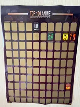 Decoration Bucket-List Off-Poster Premium Scratch Artistic Home-Top 100-Anime for Enthusiasts
