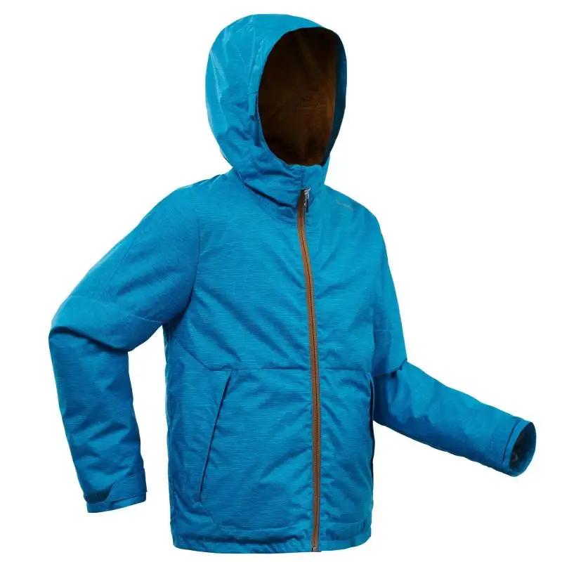 КУРТКА ДЛЯ ЗИМНИХ ПОХОДОВ УТЕПЛЕННАЯ ДЛЯ МАЛЬЧИКОВ 8-14 ЛЕТ SH100 WARM QUECHUA Decathlon