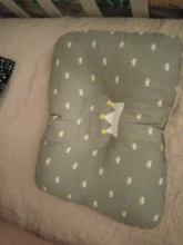 [Simfamily]-almohada para recién nacido, soporte para el sueño, dibujos animados cóncavos, cojín moldeador impreso, previene la cabeza plana