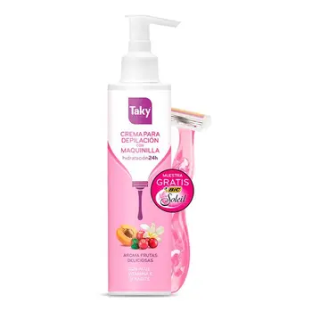 

Hair Removal Cream with Razor Taky (2 pcs)