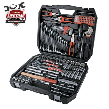 

Tool Set in plastic case, 131 items, 1/4 "DR, 1/2" DR, 3/8 "DR [Arnezi R0900131]