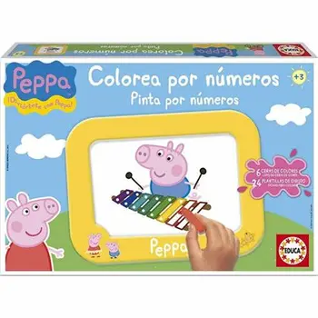 

Coloring by numbers peppa pig