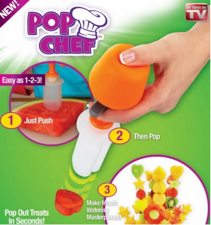 Набор для канапе Pop Chef Push Pop& Eat(Разноцветный