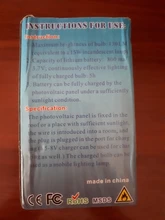 Solar-Lamp Led-Lighting Portable-Bulb 15W 130LM