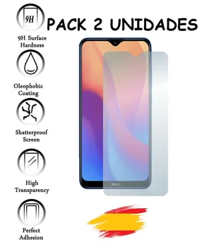 

2X Protective for XIAOMI REDMI 8 Tempered glass crystal Shockproof 9 h, 2 Units