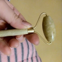 Rodillo de Jade Natural para masaje Facial, herramientas de cuidado para la piel Facial, raspador de Gouache Natural, belleza corporal, masajeador adelgazante, herramientas de elevación