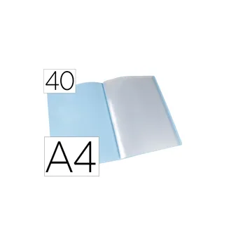 

Folder led showcase 40 polypropylene cases DIN A4 Sky opaque