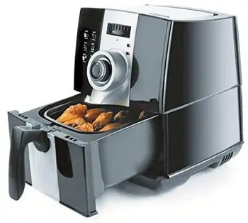 

Lacor 69311-oil-free fryer, high speed hot air circulation, temperature and time adjustable 1500 W-Black