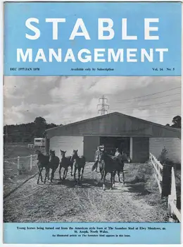 

Stable Management Dec 1977/Jan 1978. Vol. 14. Not. 5