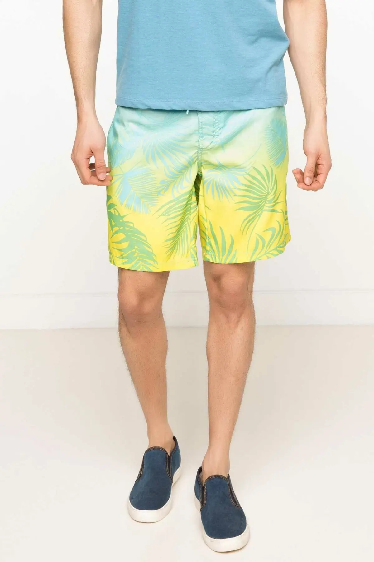 

DeFacto Man Fashion Swimming Short Male Casual Beach Print Pattern Shorts Beach Swim Short Pants Summer - G7326AZ17HS