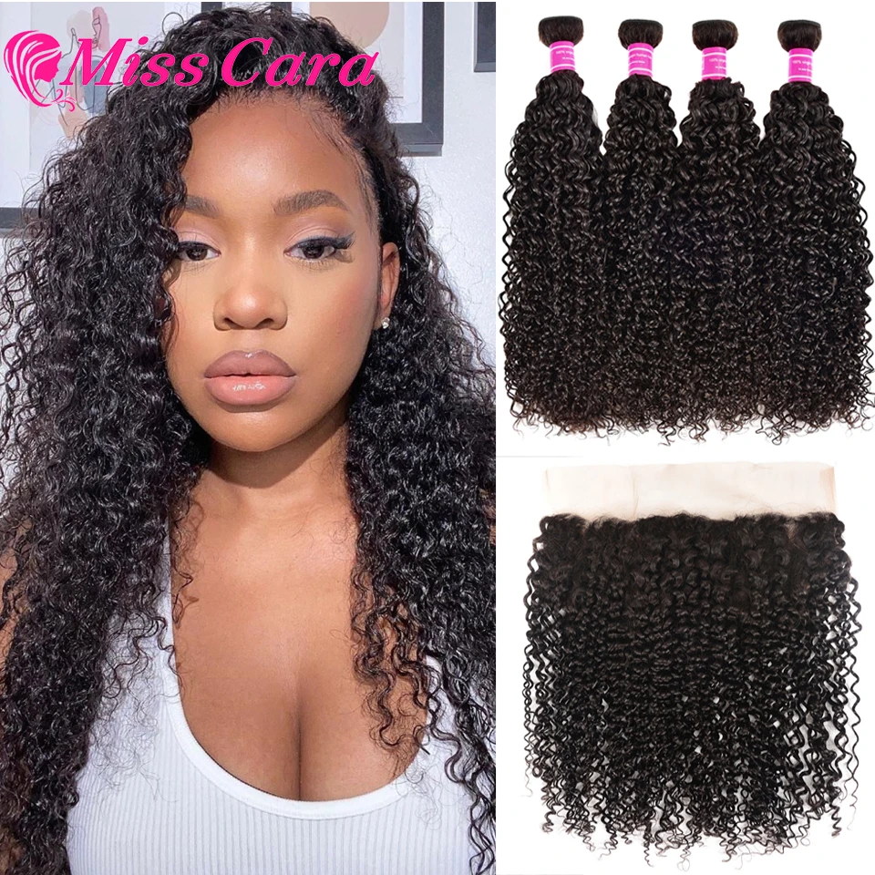 curly bundles with frontal -6