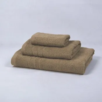 

Towel Set beige plain cotton 100%