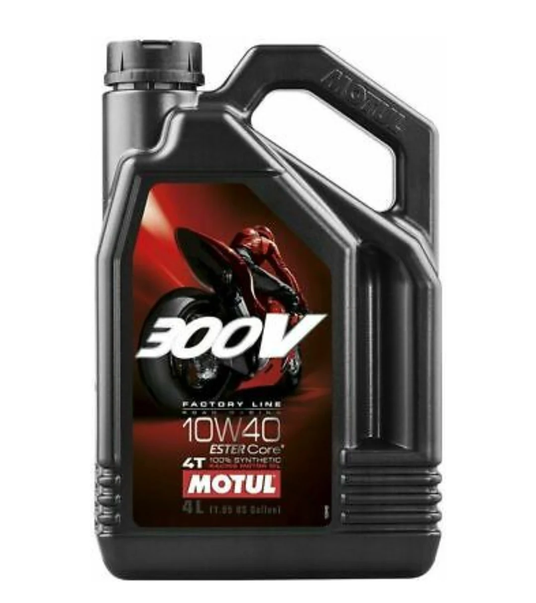 Motul Oil Synthis 4Cd 300V Road Racing 10 W40 In Conformità Con I Regolamenti