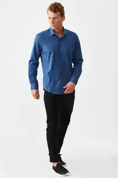

Sax Blue Men 'S Classic Shirt (SAX)