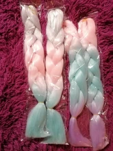 Hywamply 24 tamaño gigante sintético trenza extensión de pelo de Ombre Africana trenzado de archivo adjunto para giro caja trenzas nuevo Color