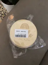 Mordedor de madera para bebé, 14 Uds., tarjeta de cumpleaños para recién nacido, meses de nacimiento, accesorios de fotografía para niños, juguete DIY