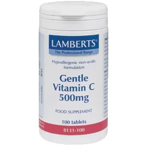 

VITAMIN C 500 MG GENTLE (NOT ACIDA) 100 COMP LAMBERTS