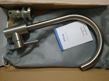 Frap-grifo de fregadero de cocina de acero inoxidable, rociador con pintura en aerosol negra, mezclador de agua fría y caliente de un solo Mango, Y40001/3