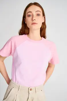 

Trendyol Raglan Sleeve Basic Knitted T-Shirt TWOSS20TS0772