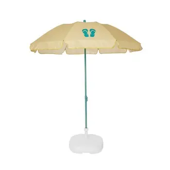 

EZPELETA beach Umbrella folding-Ø 180 cm-Flip Flops green Baseman not included