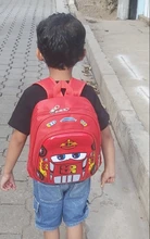 Disney coche chico de dibujos animados bolsa para la escuela de los niños kindergarten mochila niños niñas de almacenamiento de viaje bolso