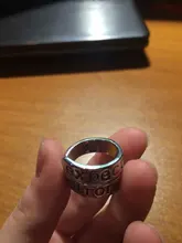 Anillos con letras para mujeres y niños, joyería Retro, Patronum, regalos de disfraz de fiesta