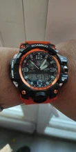 Relojes Deportivos para Hombre Relojes de Pulsera de Goma de Cuarzo para Nadar de Color Naranja, de Marca BOAMIGO, Reloj Impermeable Reloj Masculino