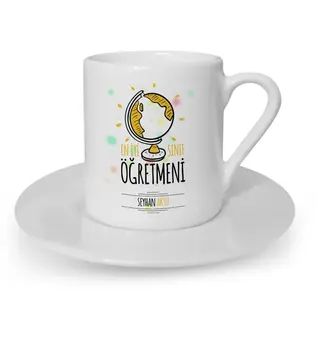 

Personalized Best Class Teacher Turkish coffee Cup-4