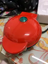 Minimáquina eléctrica para hacer gofres, horno para desayuno, masa semiesférica, máquina para gofres en forma de huevo, horno y pan, mineola para gofres