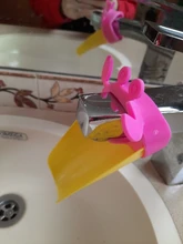 Juguetes de baño de silicona para bebés, extensor de grifo para niños, lavamanos, lavabo de goma, grifo de Alcance del agua