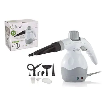 

Multi-purpose, 9-in-1 Hand-held Steamer with Accessories Kiwi 350 ml White