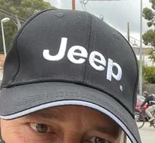 Gorra de béisbol con logotipo de coche para hombre, sombrero deportivo con logotipo de coche, sombrero de béisbol con bordado de algodón para jeep, insignia, tocado con visera, recuerdo de carreras