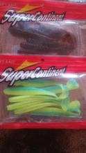 Silicone Bait Fishing-Lure T-Tail-Wobblers Shad Leurre Supercontinent 100mm 50mm 75mm